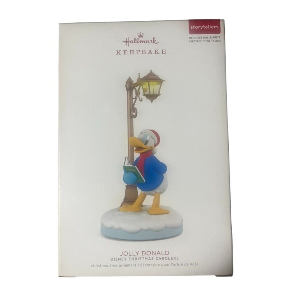 Hallmark Keepsake Jolly Donald Disney Christmas Carolers Storytellers Ornament